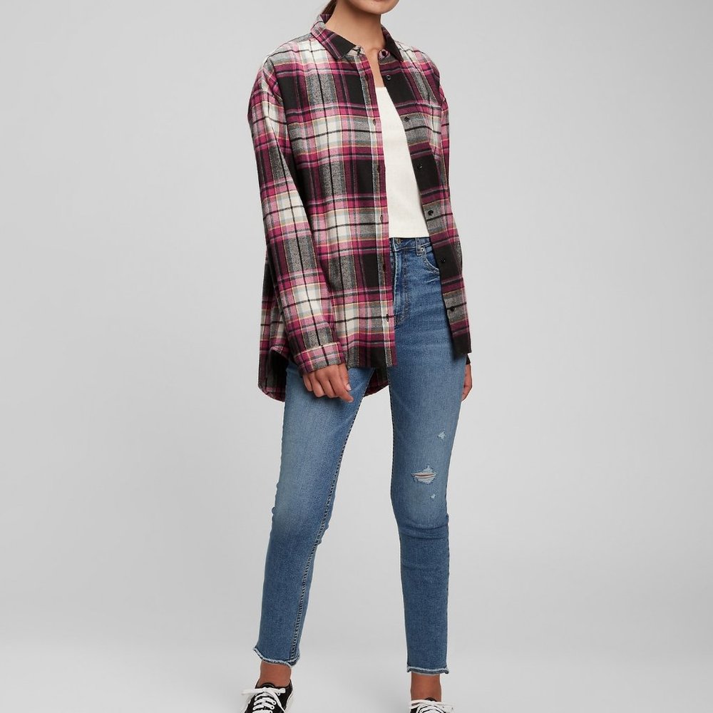 Gap Teen Flanel Shirt- Brand New with Tags,size 8